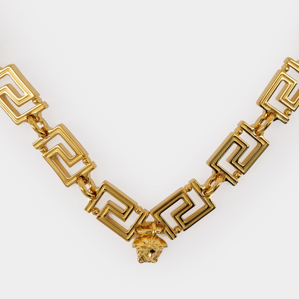 VERSACE Elegant Greek-Inspired Necklace for Women