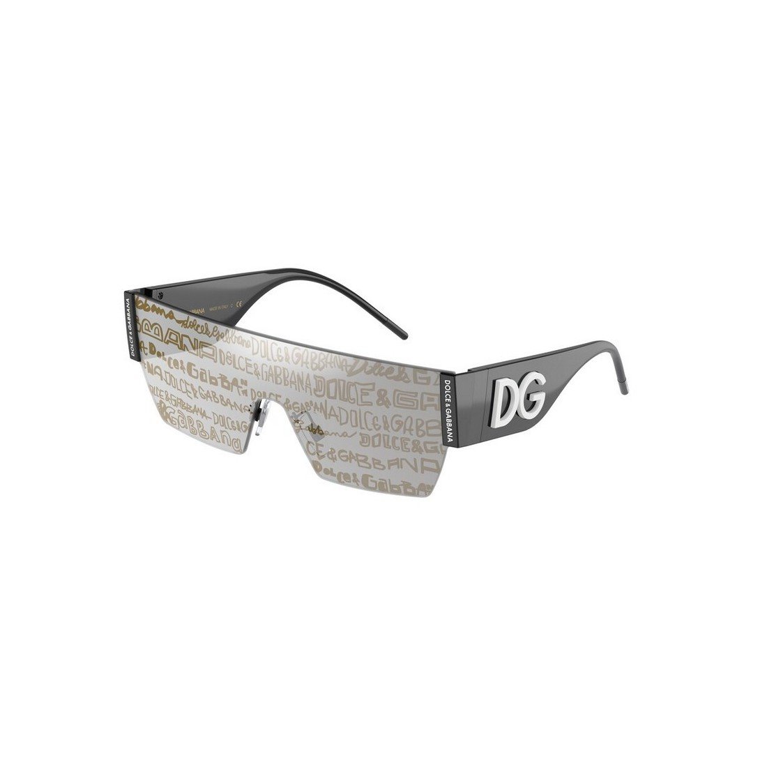 DOLCE & GABBANA Stylish Graffiti Sunglasses for Men