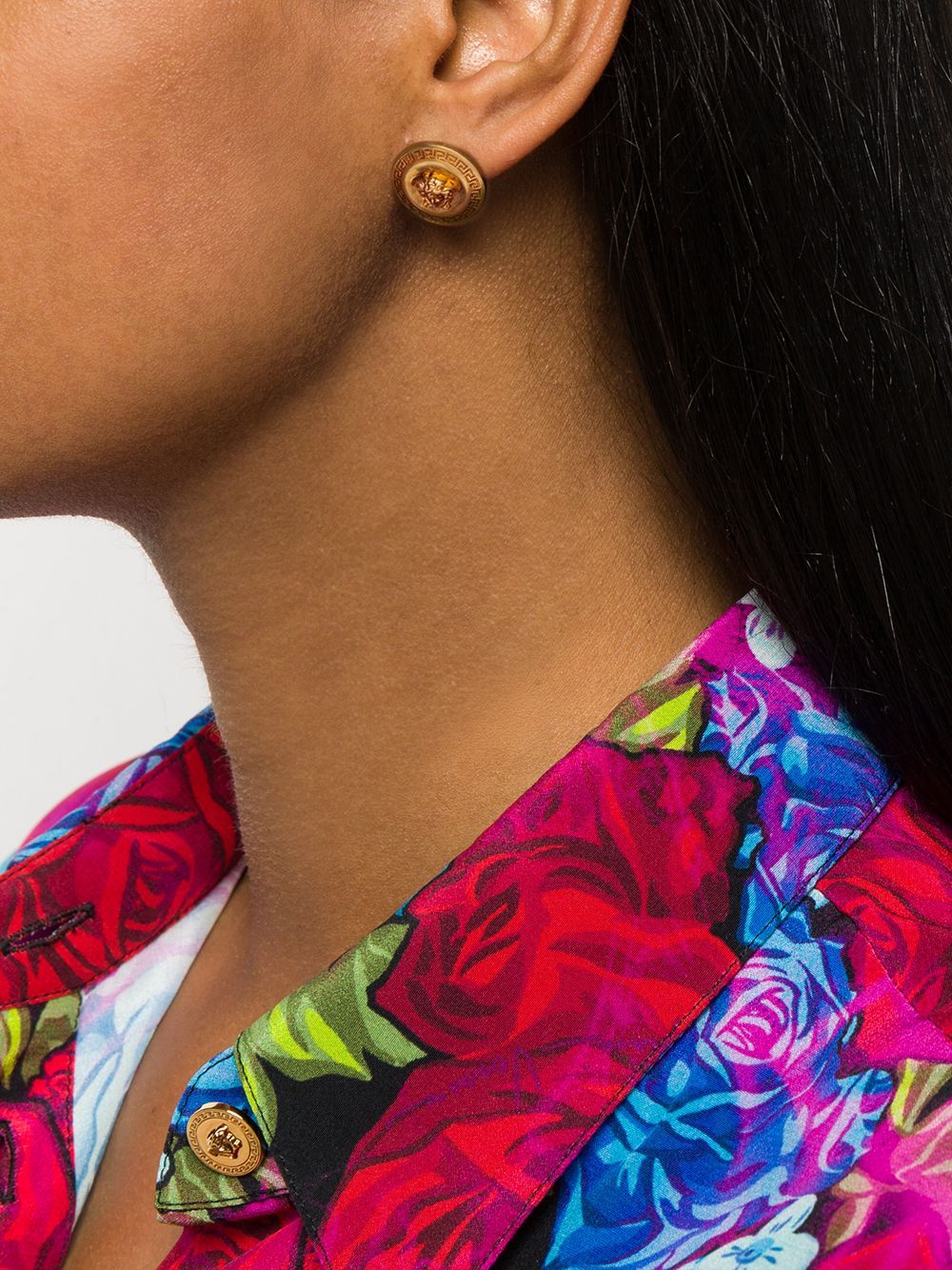 VERSACE Medusa Hoop Earrings