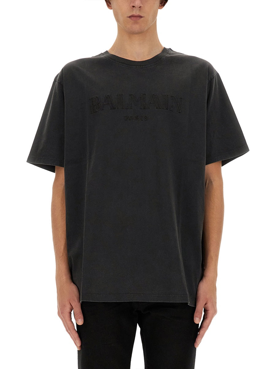 BALMAIN Oversized Logo T-Shirt - Size L