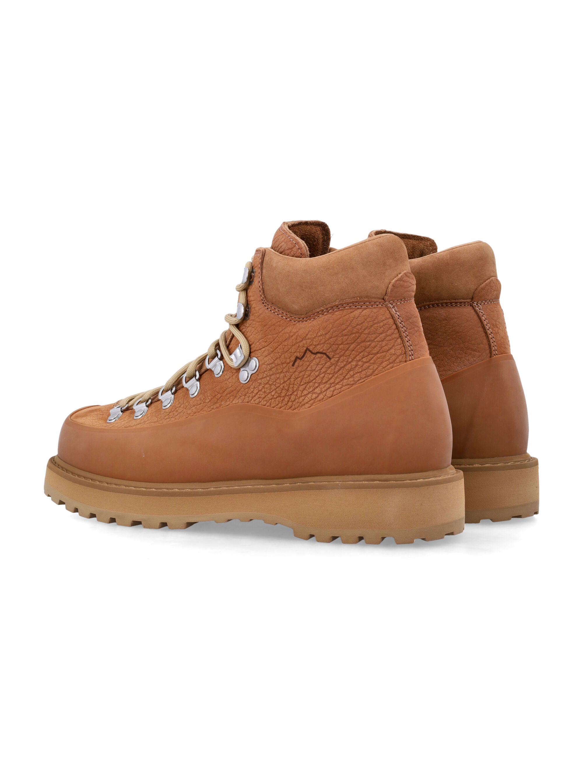 DIEMME Classic Hiking-Inspired Leather Boots for Men