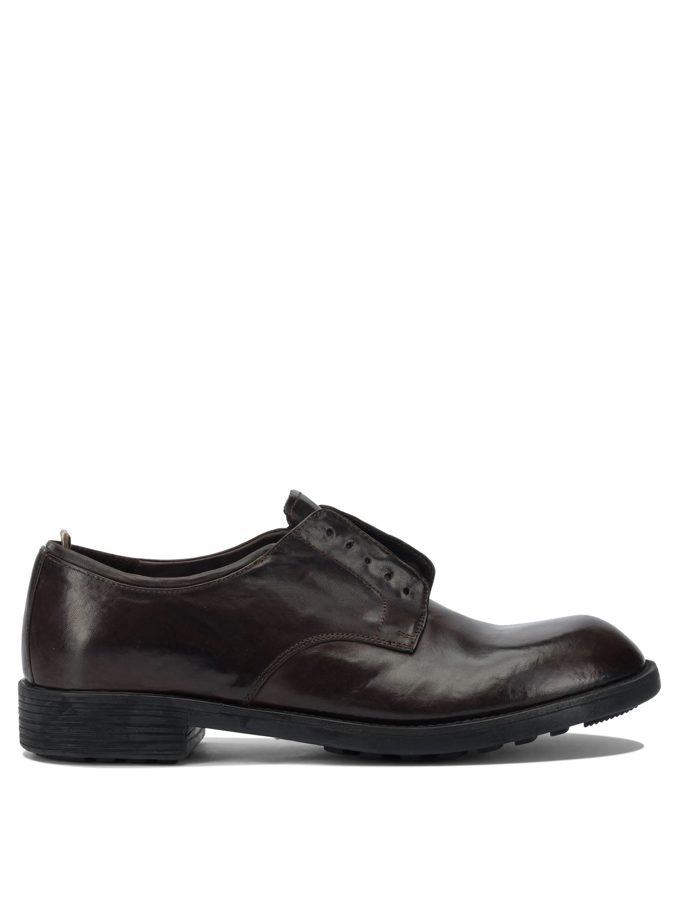 OFFICINE CREATIVE Derby Dress Shoes LACE-UPS with Hidden Elastic Closure