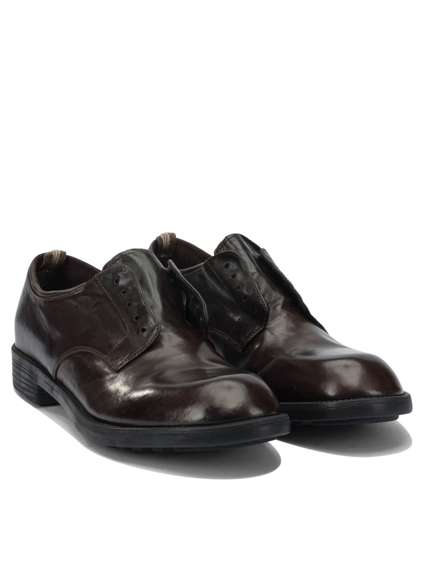 OFFICINE CREATIVE Derby Dress Shoes LACE-UPS with Hidden Elastic Closure