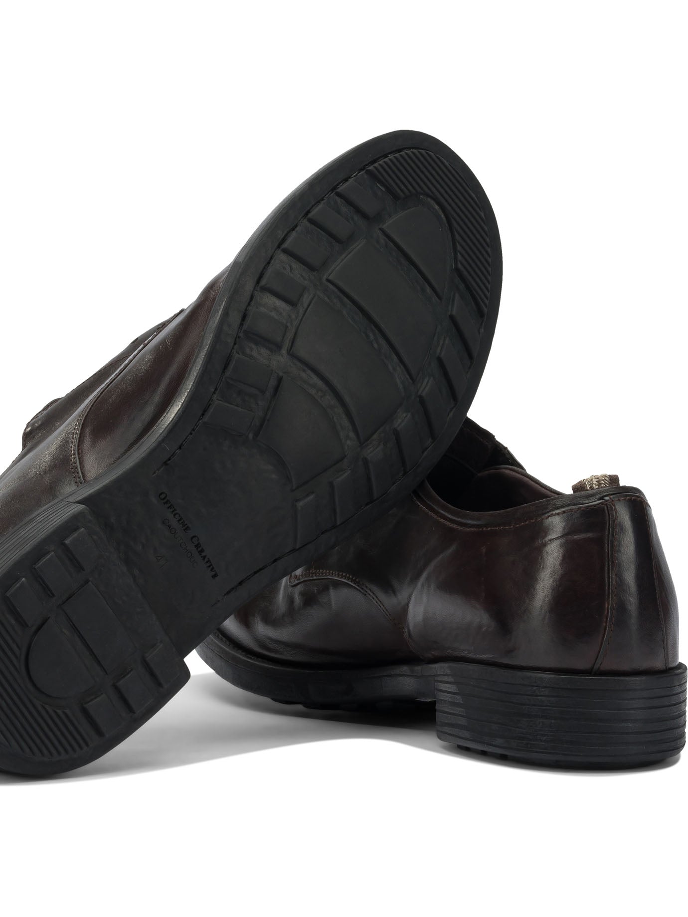 OFFICINE CREATIVE Derby Dress Shoes LACE-UPS with Hidden Elastic Closure