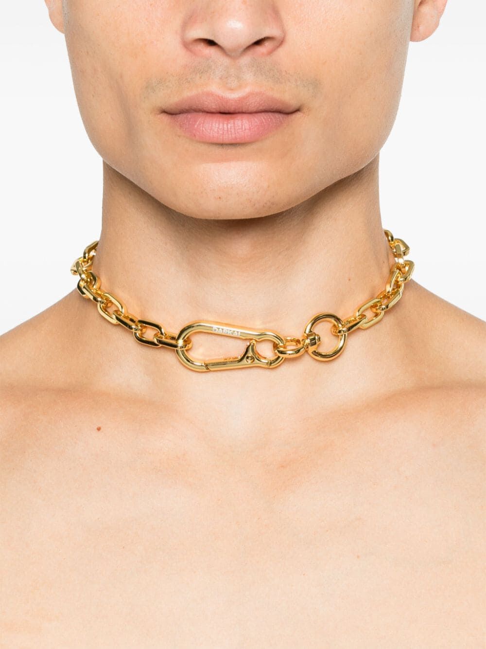 DARKAI Gold Rolo Choker for Men - FW24 Collection