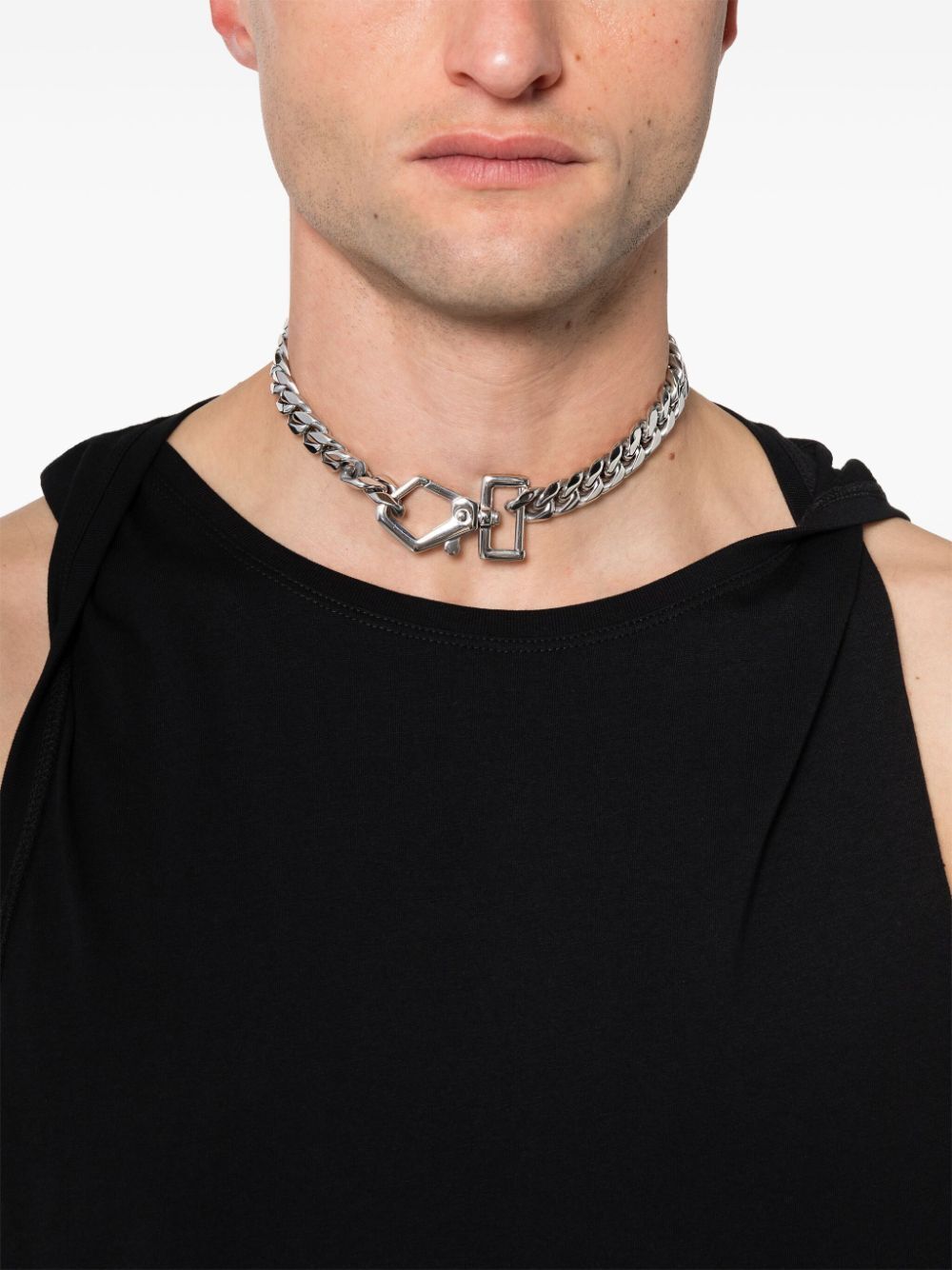 DARKAI Cutting Edge Choker - Metallic - Men's Neckwear