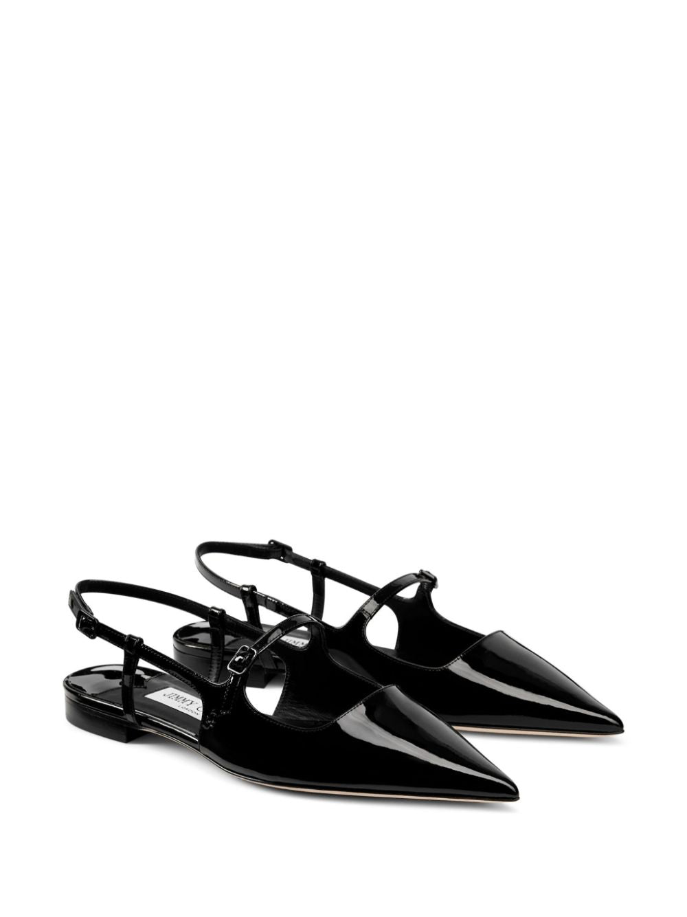 JIMMY CHOO Didi Patent Leather Ballet Flats