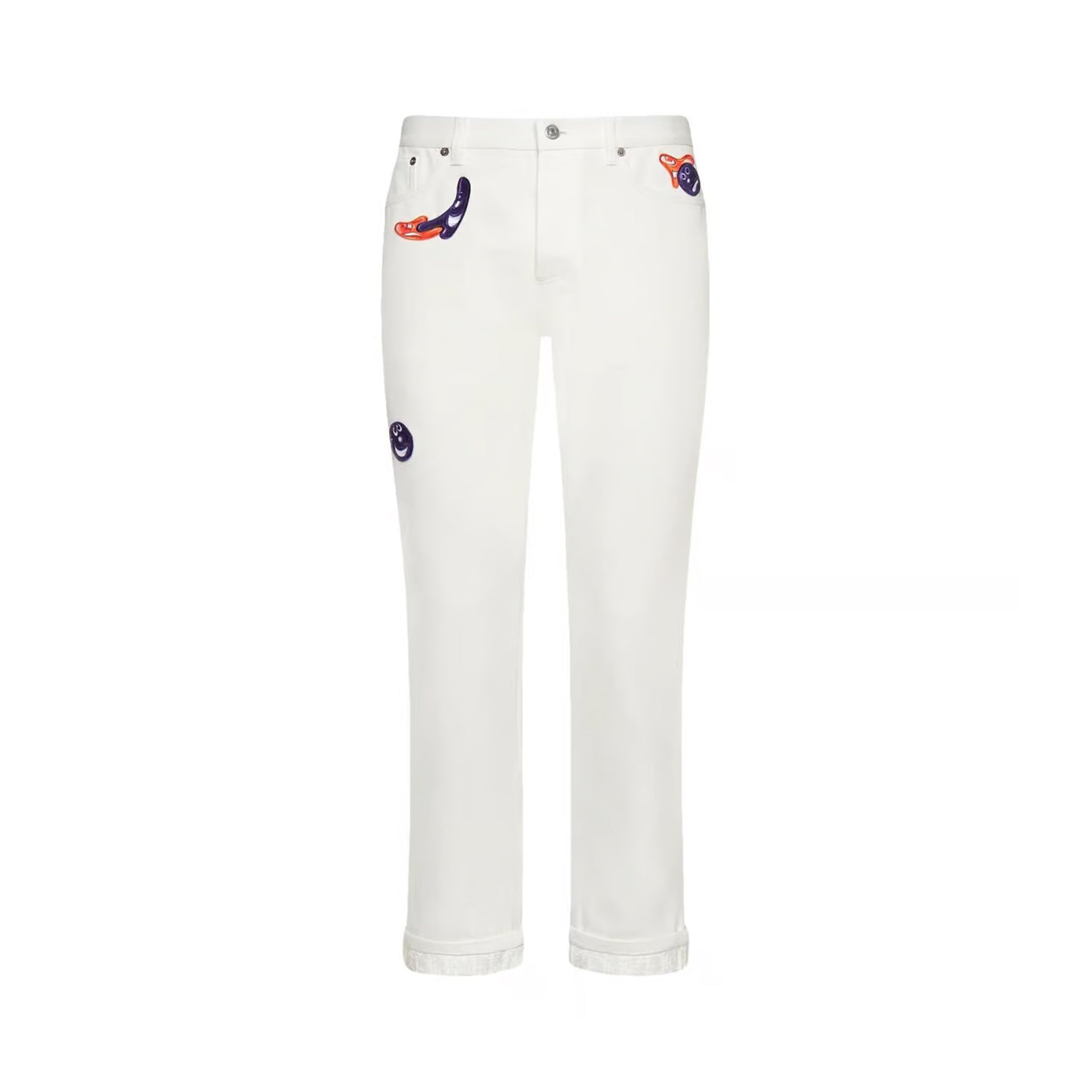 DIOR Artistic Patches Jeans for Men