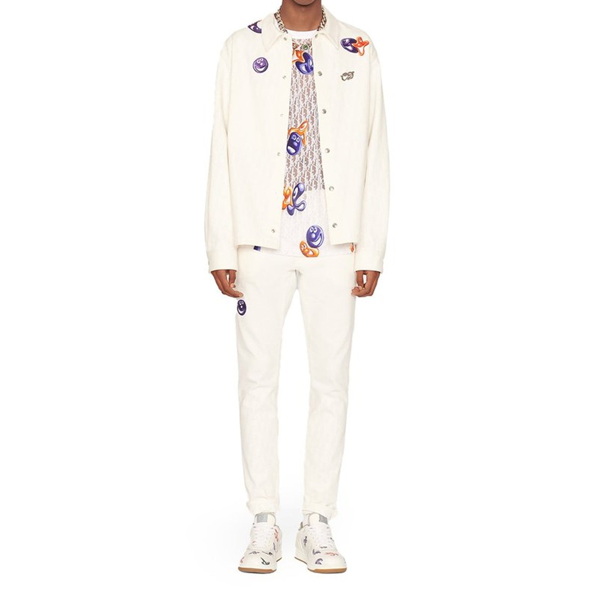 DIOR Artistic Patches Jeans for Men