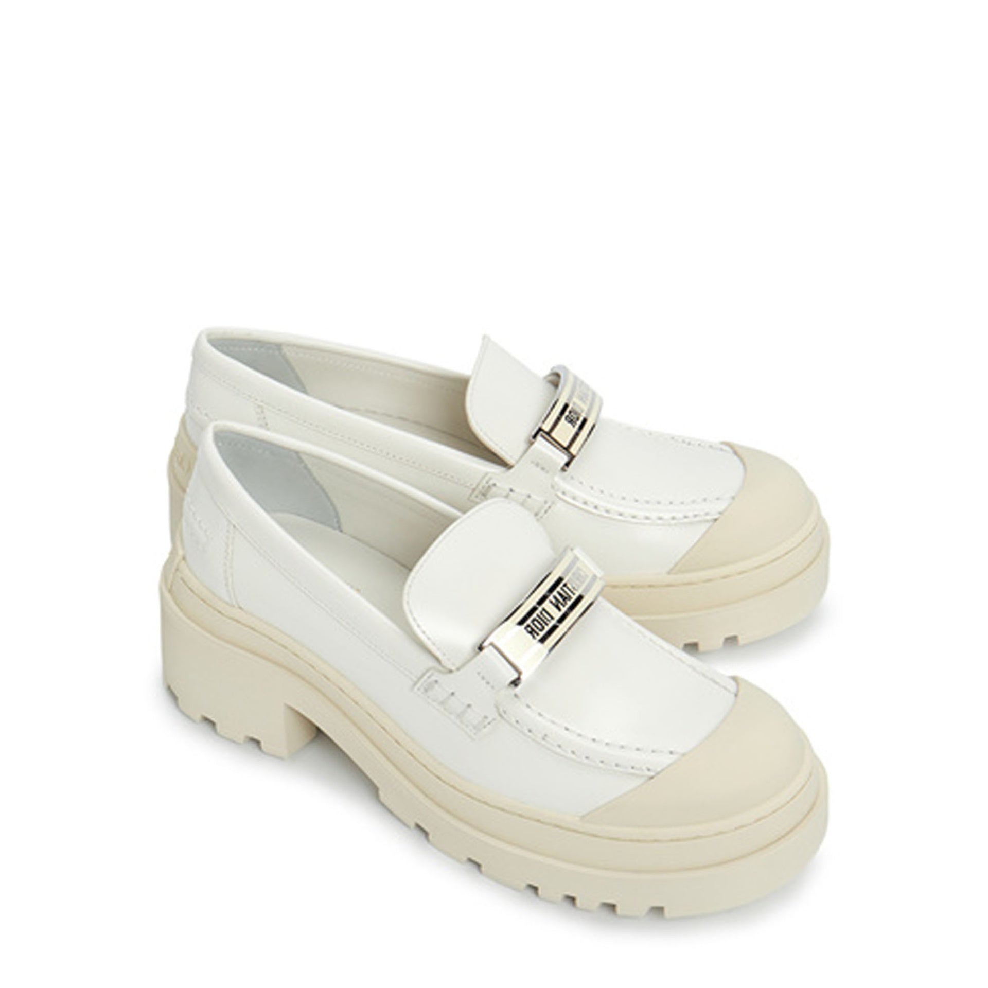 DIOR Elegant Leather Loafers for Women