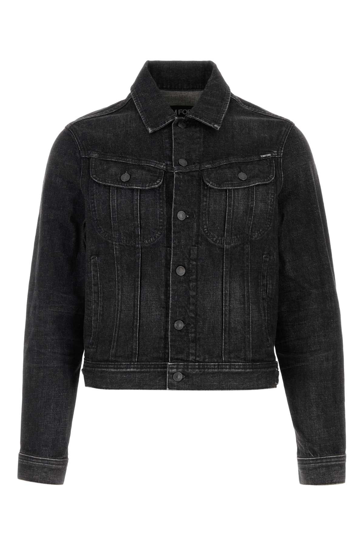 TOM FORD Men's Selvedge Denim Icon Jacket