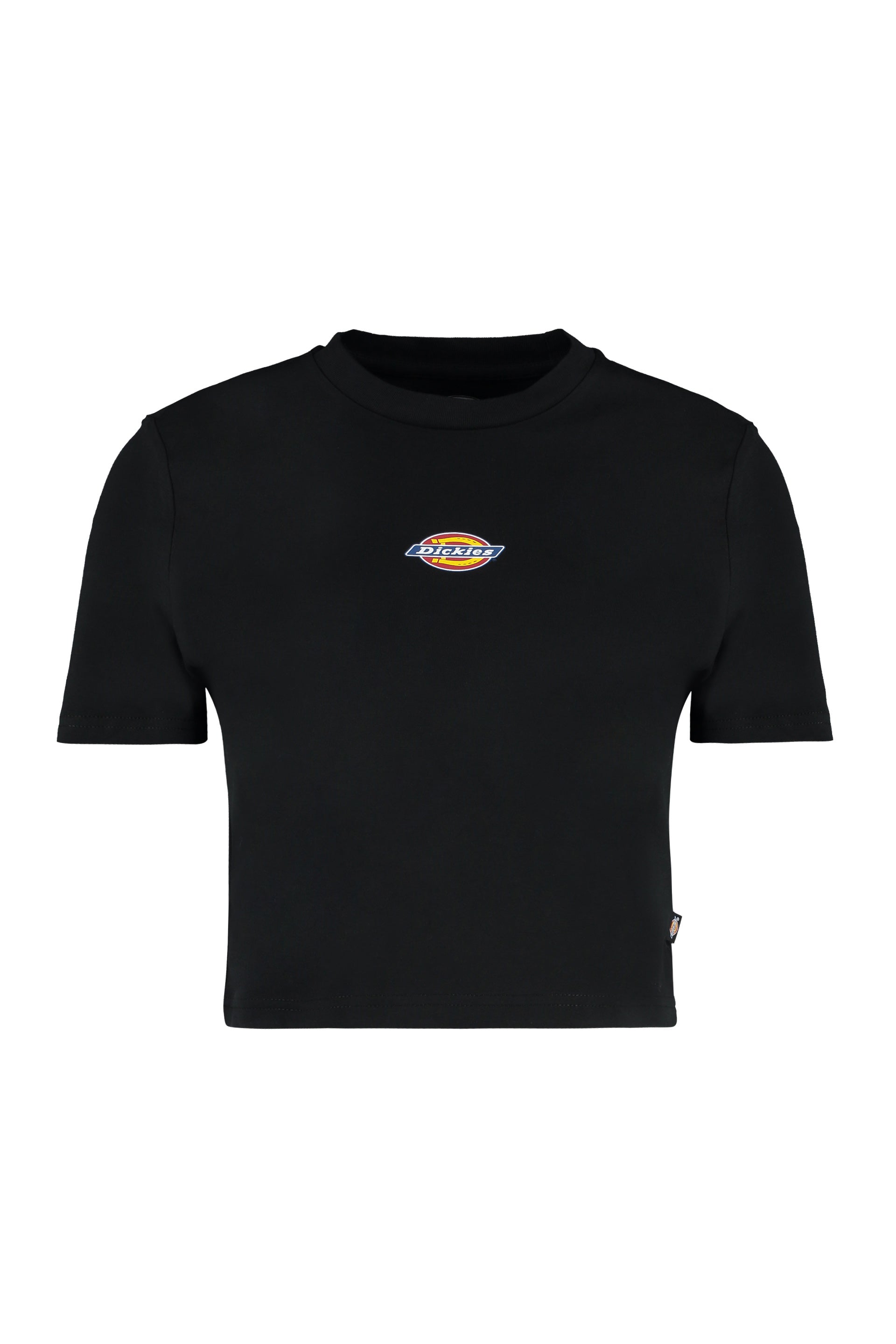 DICKIES Maple Valley Mini Logo Detail Cropped T-Shirt