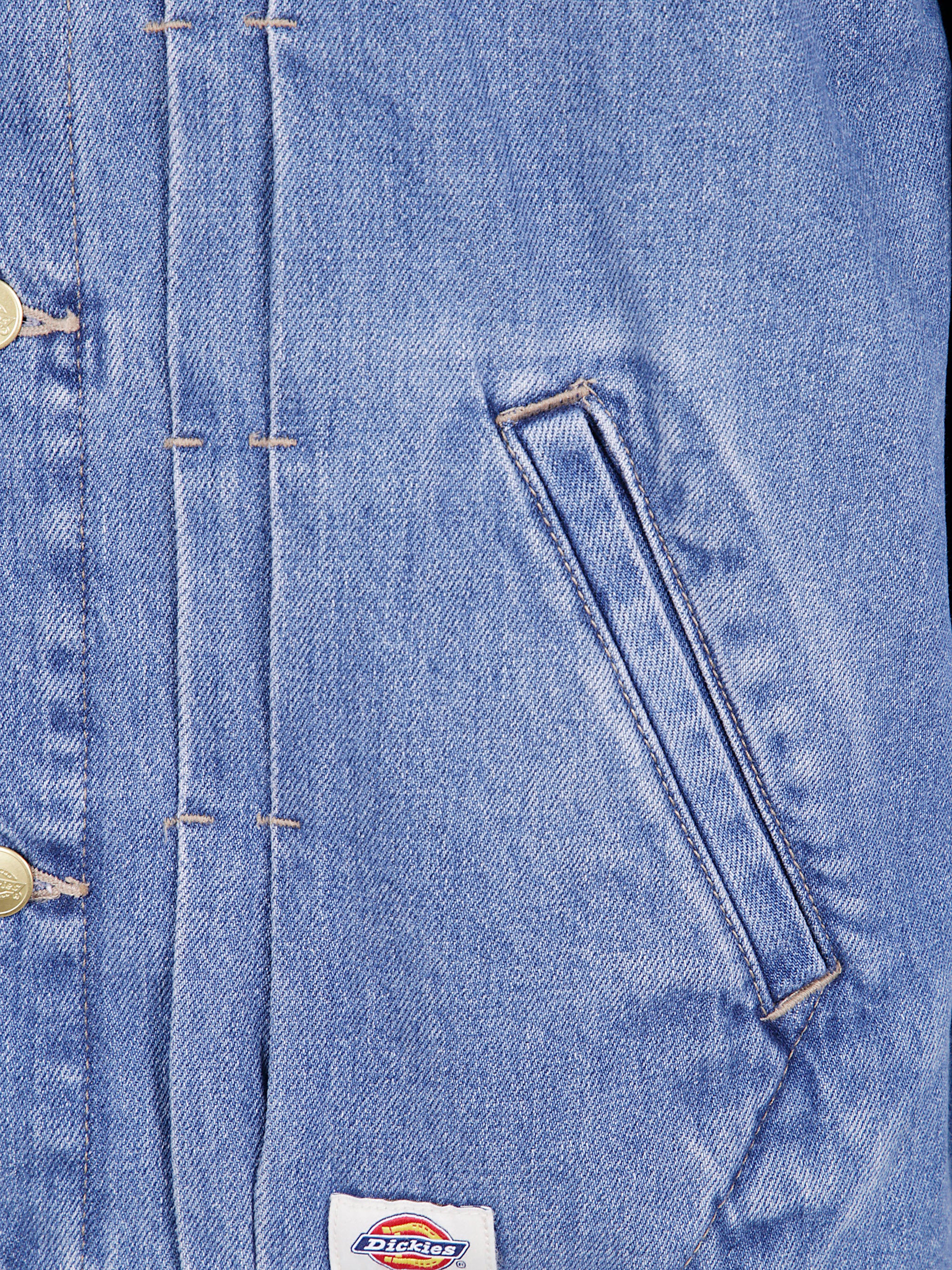 DICKIES Selvage Pleated Denim Jacket