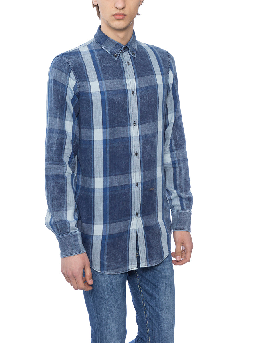 DSQUARED2 Classic Denim Shirt for Men - Size 48
