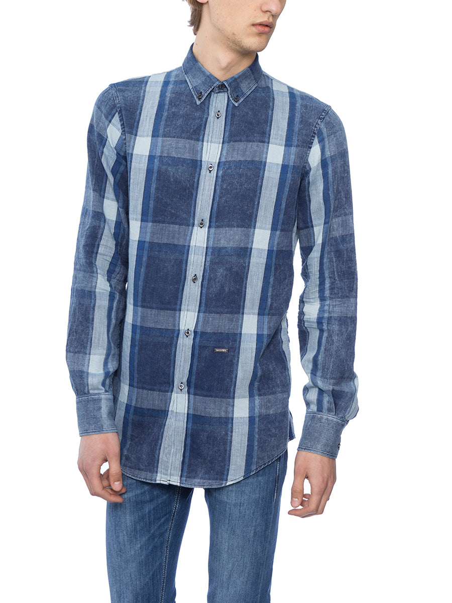 DSQUARED2 Classic Denim Shirt for Men - Size 48
