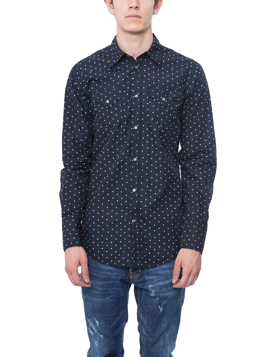 DSQUARED2 Patterned Western Shirt - Size 48