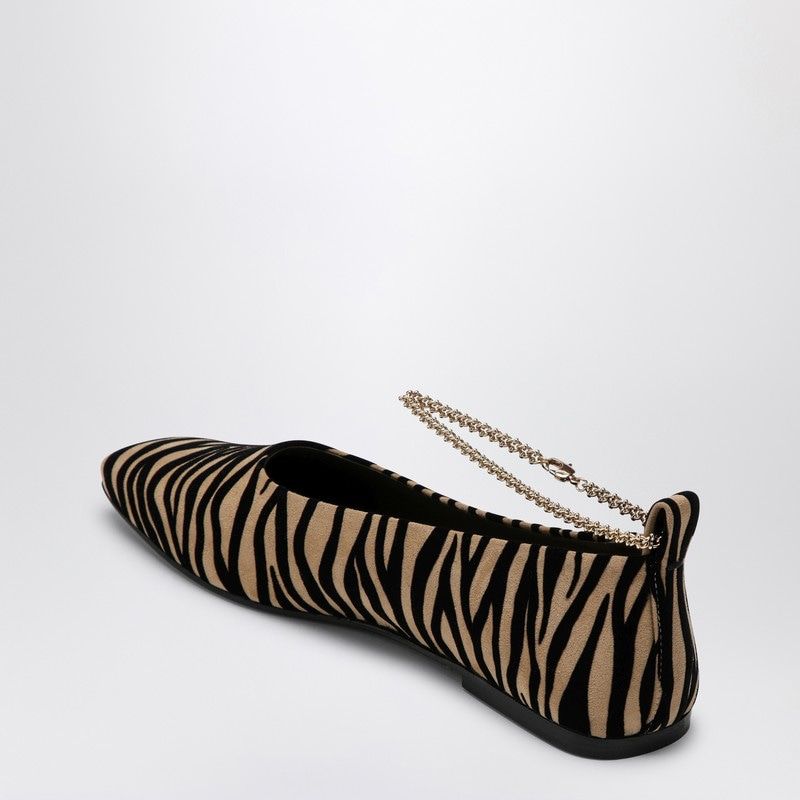 MARIA LUCA Zebra-Print Augusta Ballerina