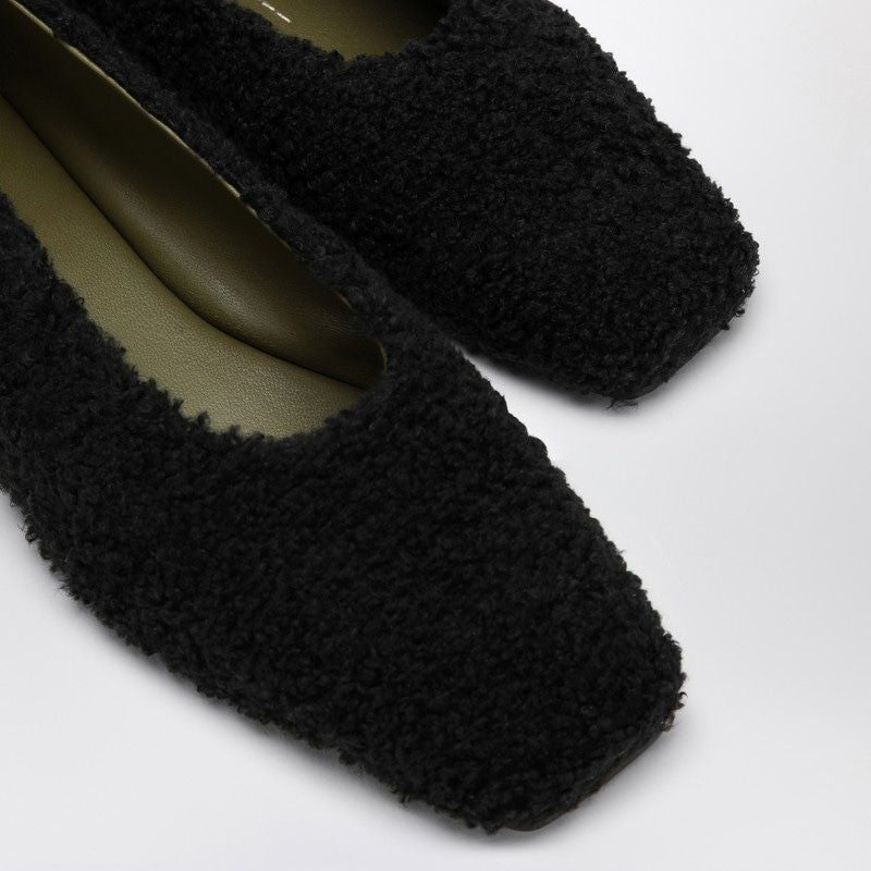 MARIA LUCA Teddy August Ballet Flats with Chain Ankle Strap