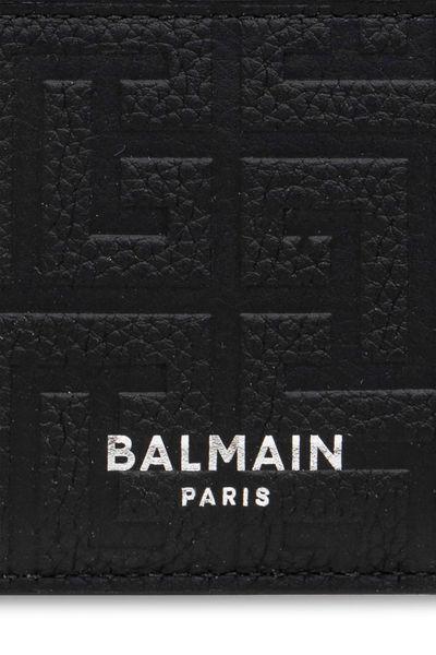 BALMAIN Mini Leather Coin Purse for Men