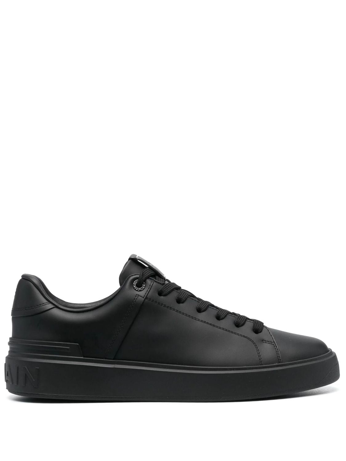 BALMAIN 100% Leather Sneakers for Men - SS25