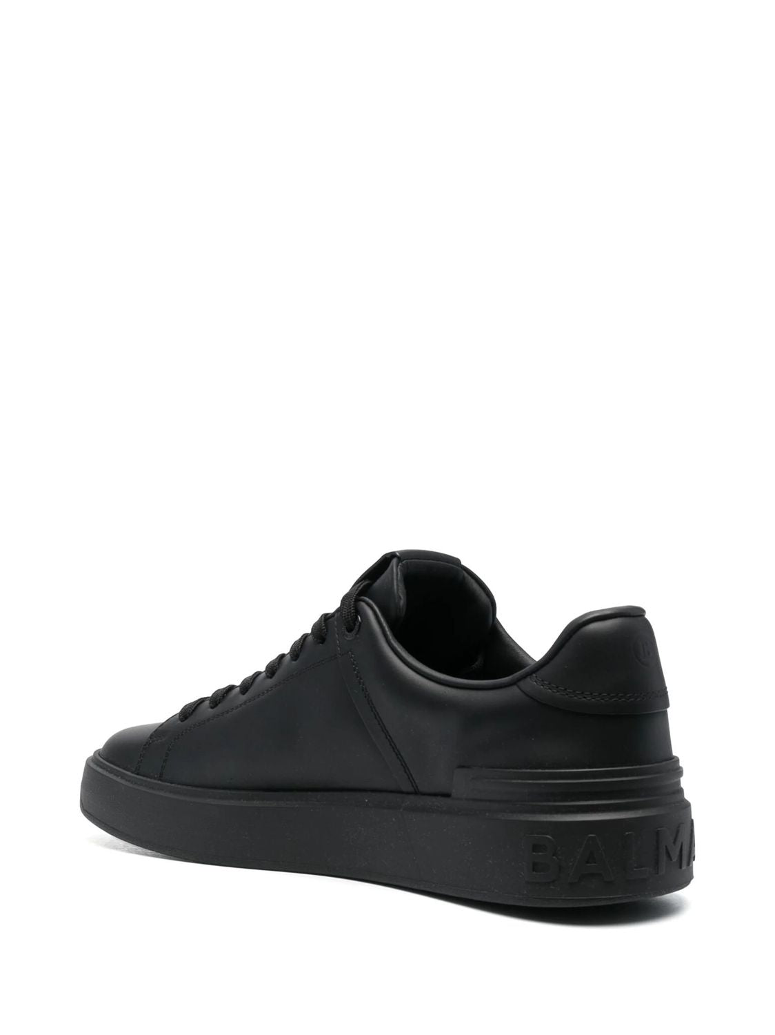 BALMAIN 100% Leather Sneakers for Men - SS25