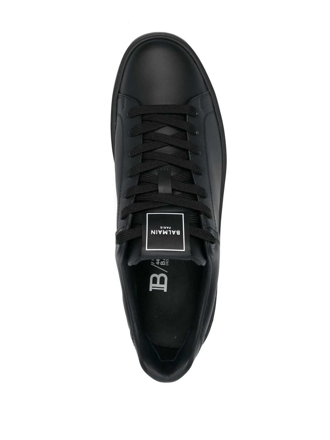 BALMAIN 100% Leather Sneakers for Men - SS25