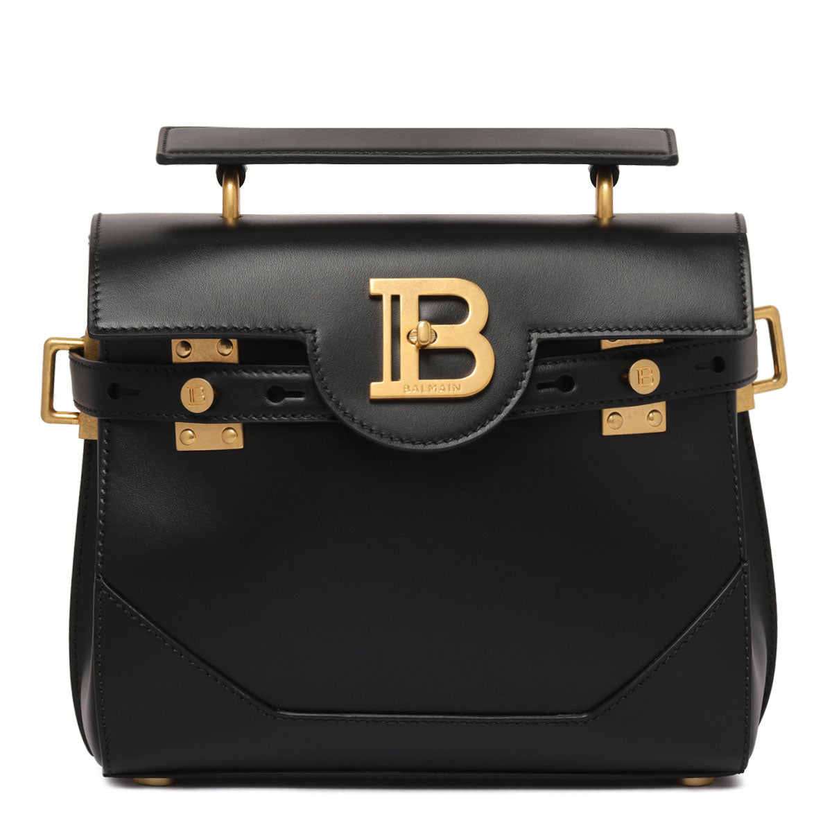 BALMAIN Chic 100% Leather Handbag