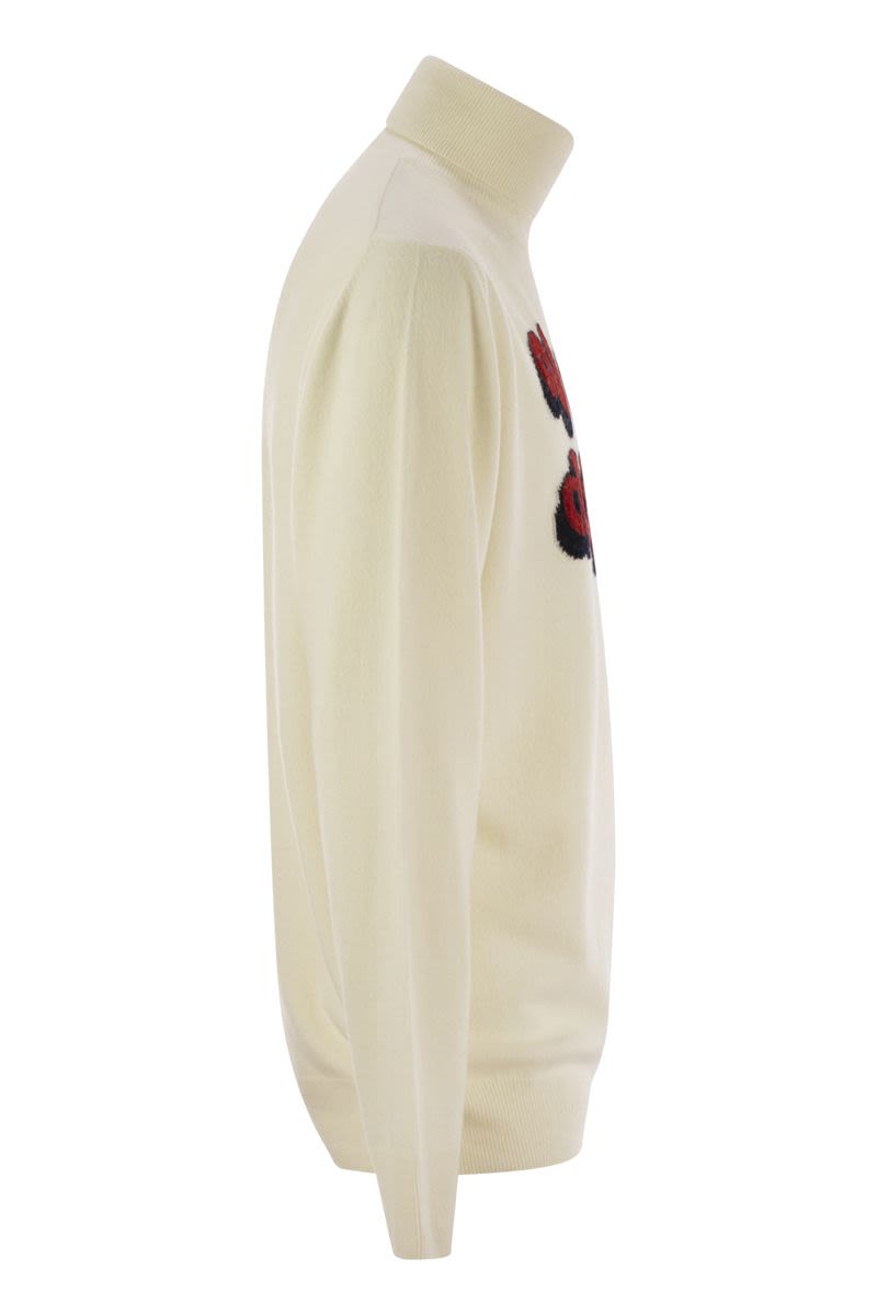 MC2 SAINT BARTH Wool and Cashmere Blend Turtleneck Sweater