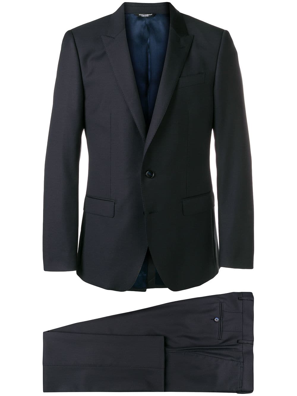 DOLCE & GABBANA Elegant One-Button Suit for Men - FW25