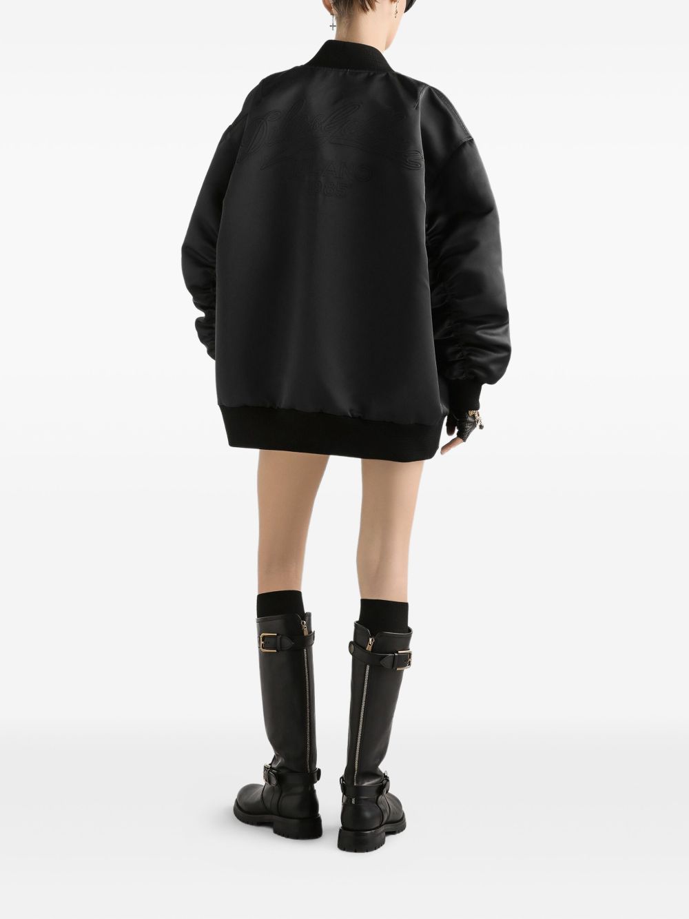 DOLCE & GABBANA Oversized Bomber Jacket for Women - FW25