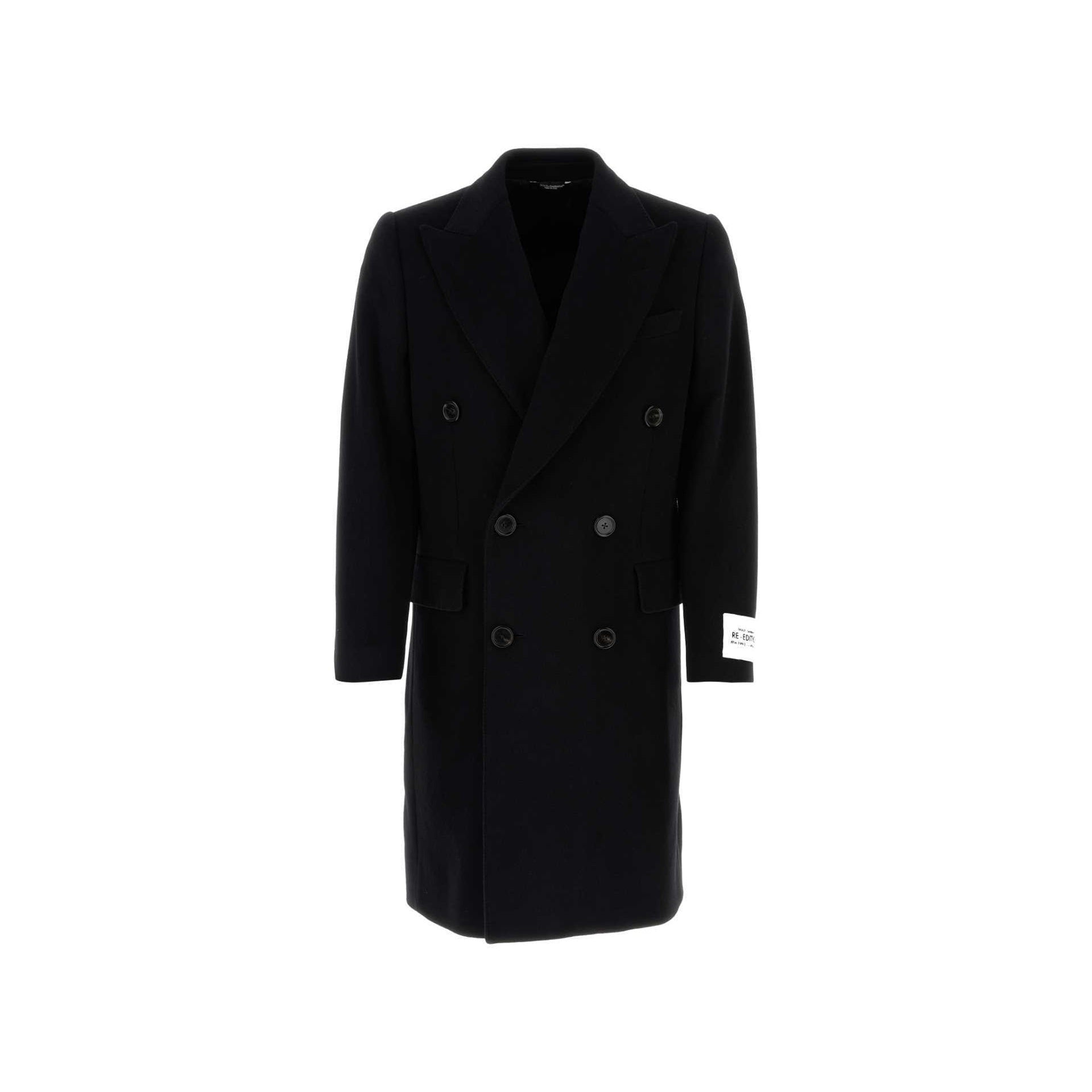 DOLCE & GABBANA Double-Breasted Wool Jacket for Men