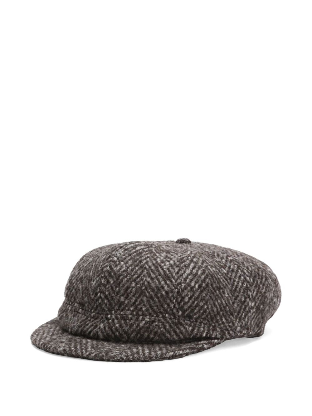 DOLCE & GABBANA Herringbone Wool Cap for Men - Fall Winter 25/26