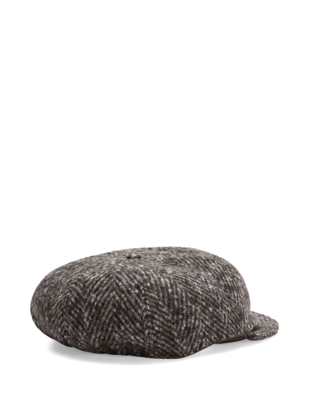 DOLCE & GABBANA Herringbone Wool Cap for Men - Fall Winter 25/26