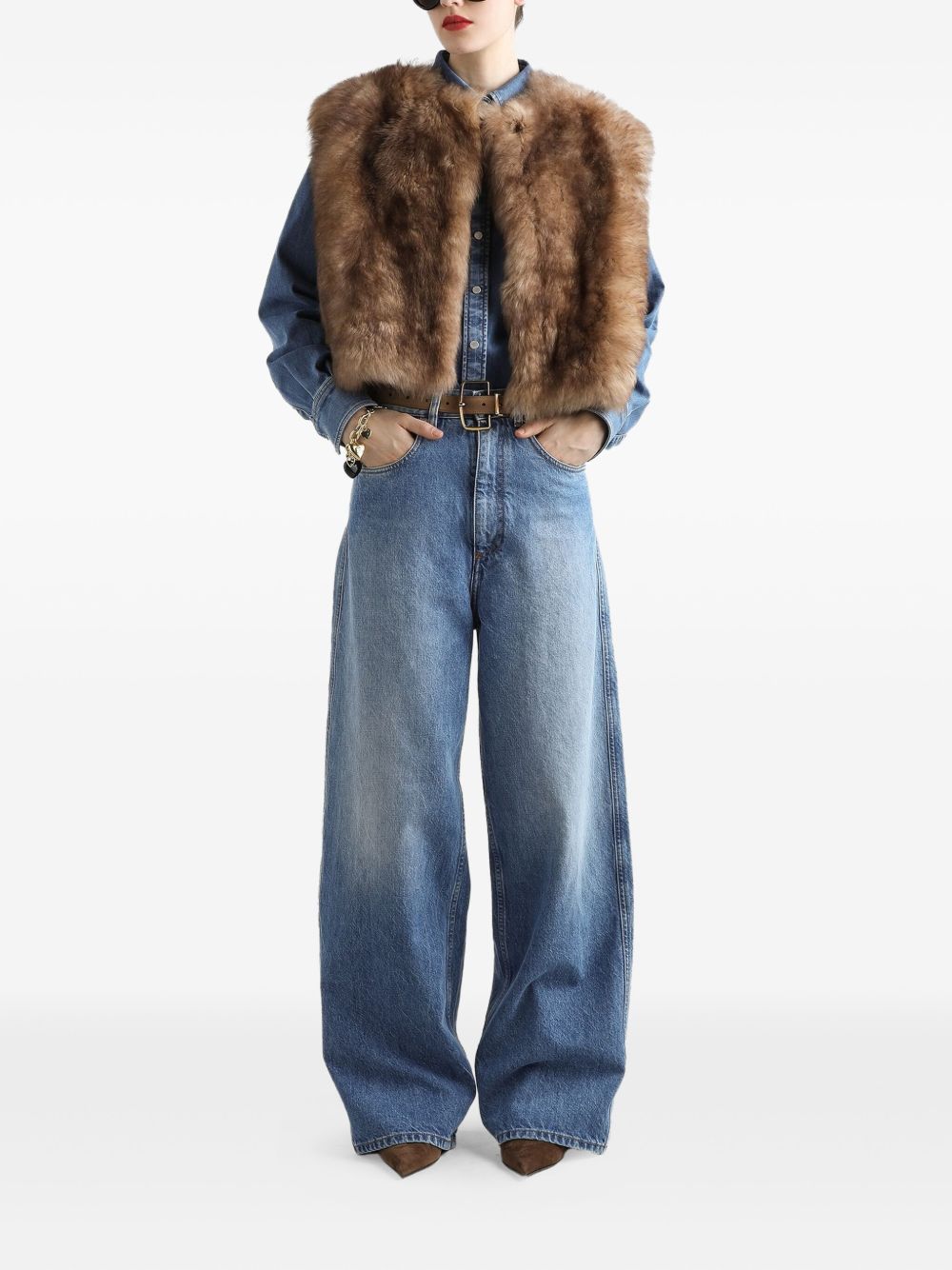 DOLCE & GABBANA Wide-Leg Jeans - Chic Casual Fit for Women