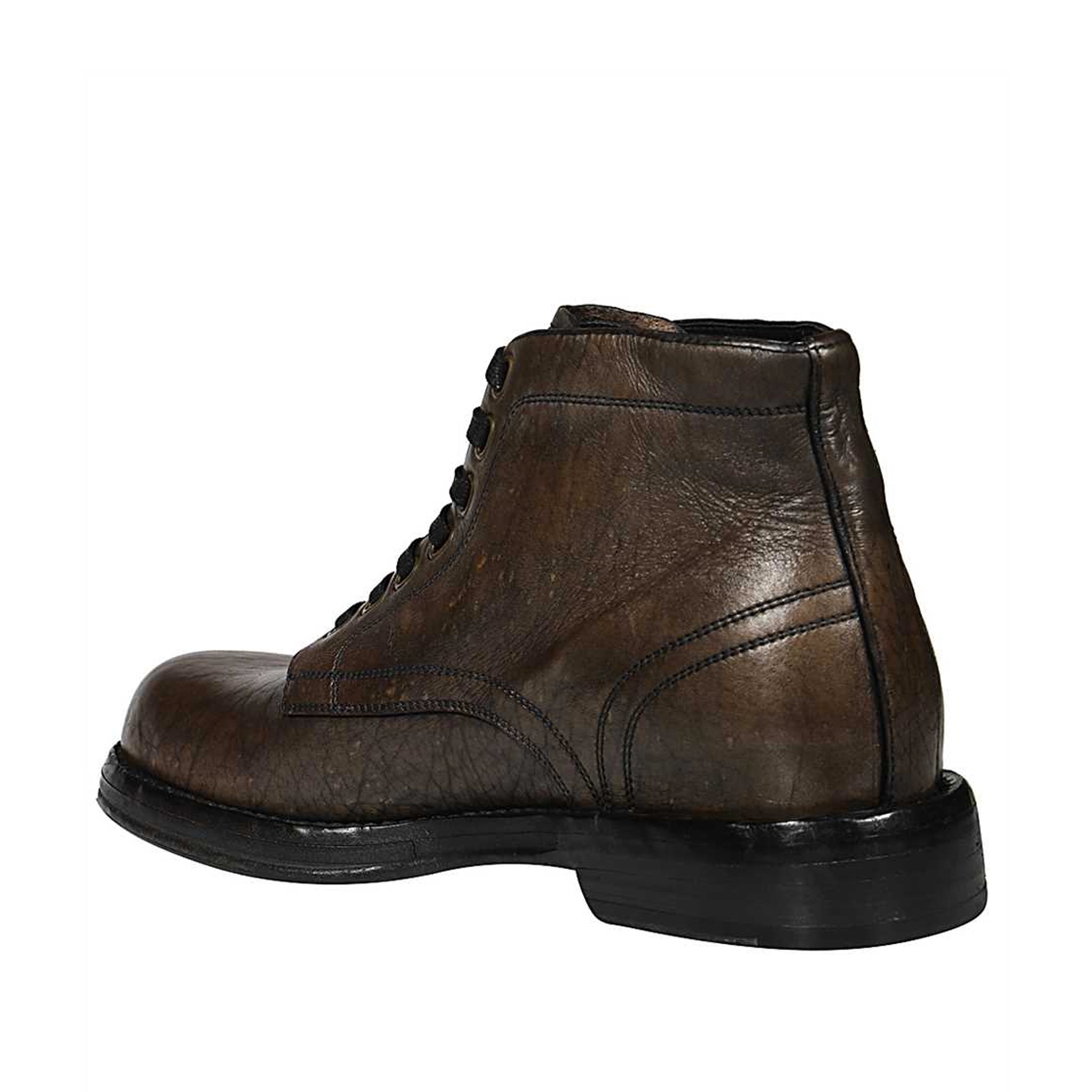 DOLCE & GABBANA Stylish Leather Ankle Boots for Men