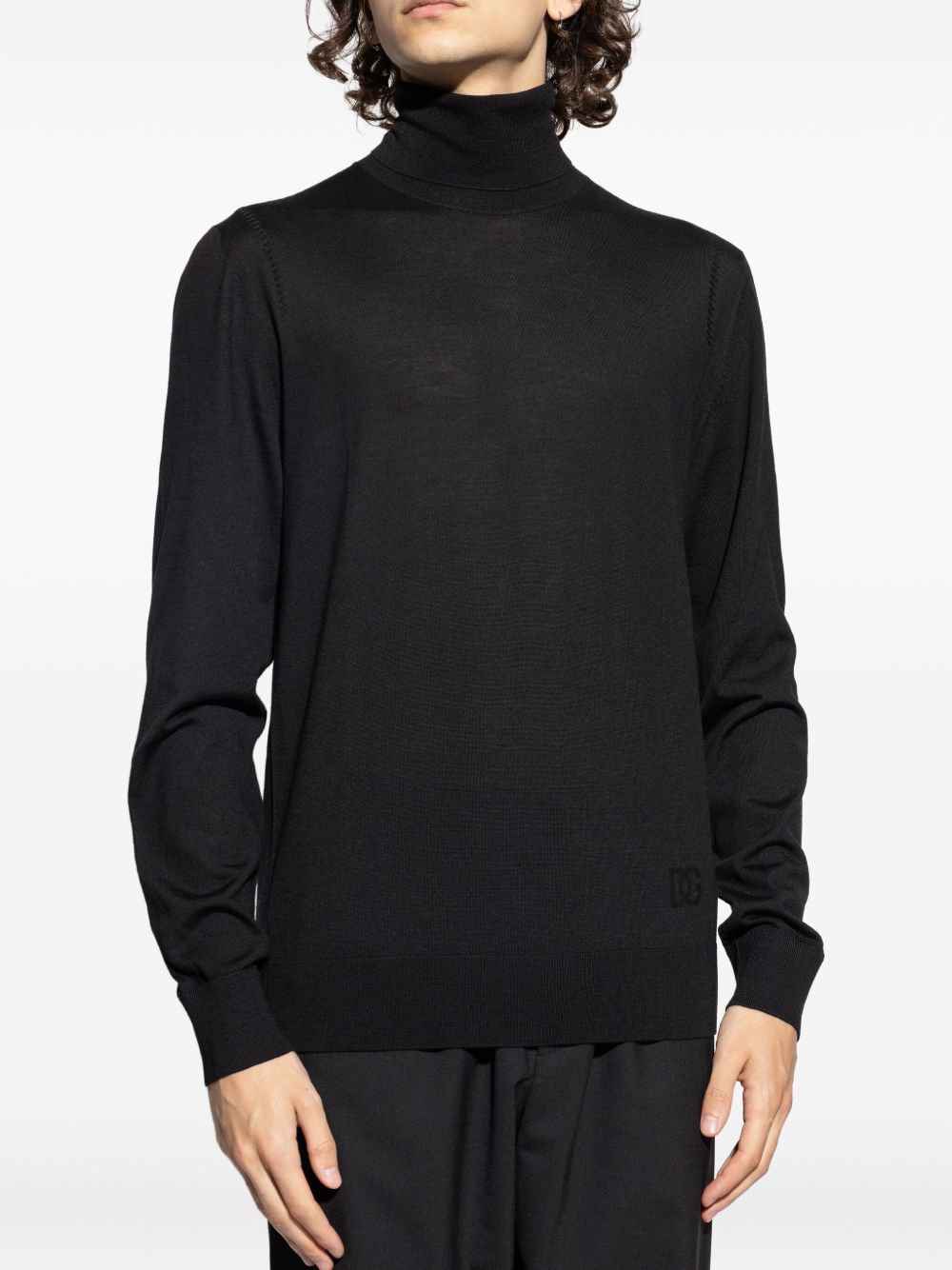 DOLCE & GABBANA Men's Luxurious Virgin Wool Sweater