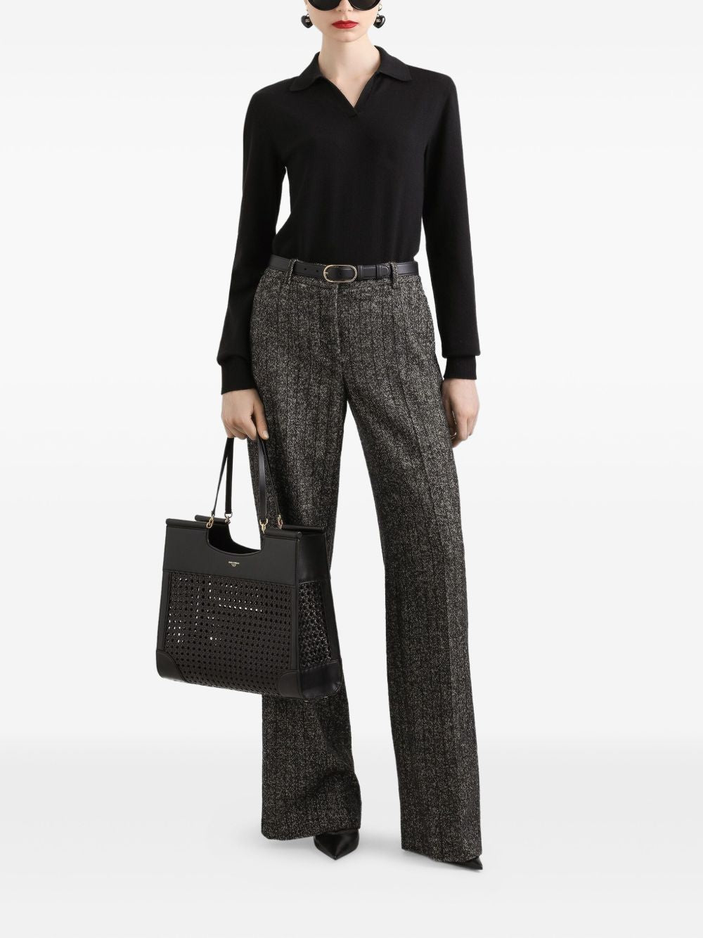 DOLCE & GABBANA Classic Low-Waisted Trousers for Women