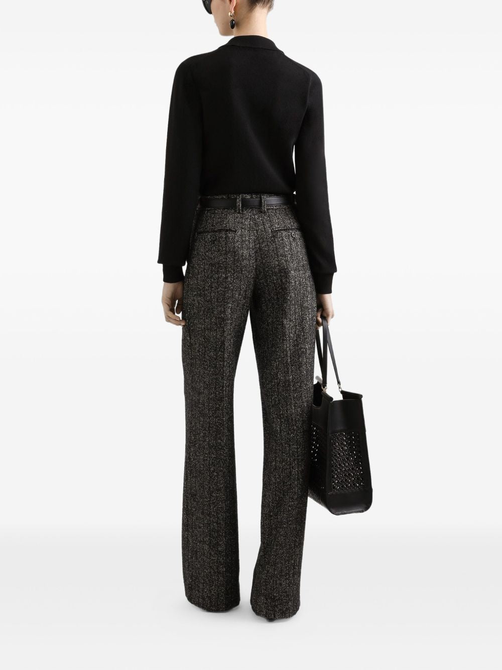 DOLCE & GABBANA Classic Low-Waisted Trousers for Women