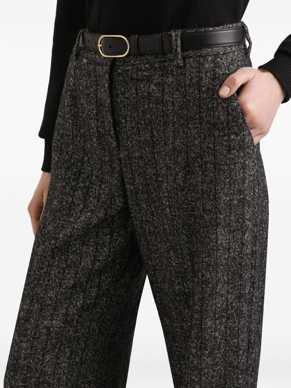 DOLCE & GABBANA Classic Low-Waisted Trousers for Women