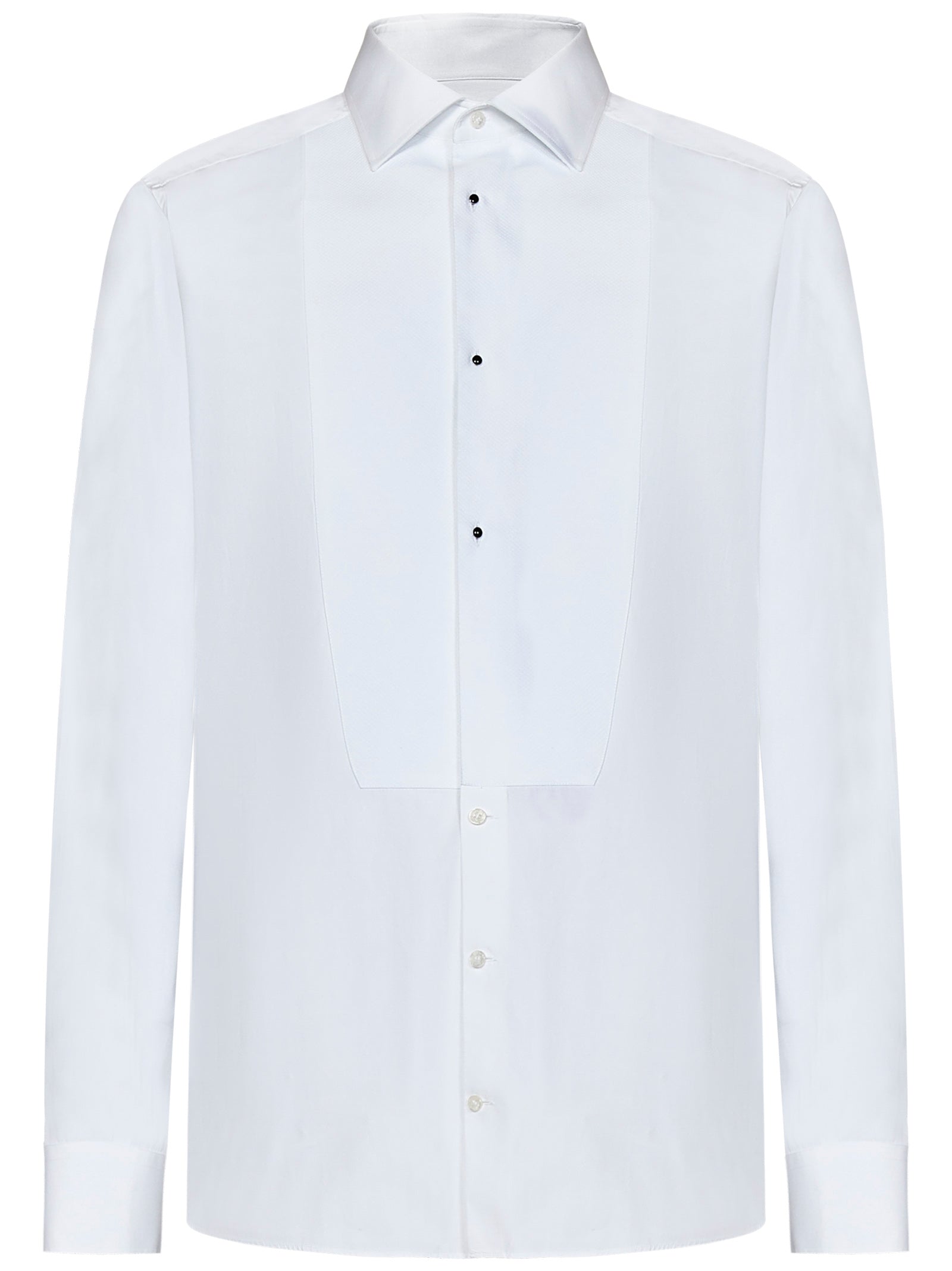 DOLCE & GABBANA Sophisticated Tailored Tuxedo Shirt for Men