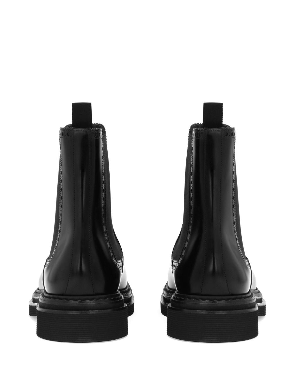 DOLCE & GABBANA Luxurious Leather Ankle Boots for Men