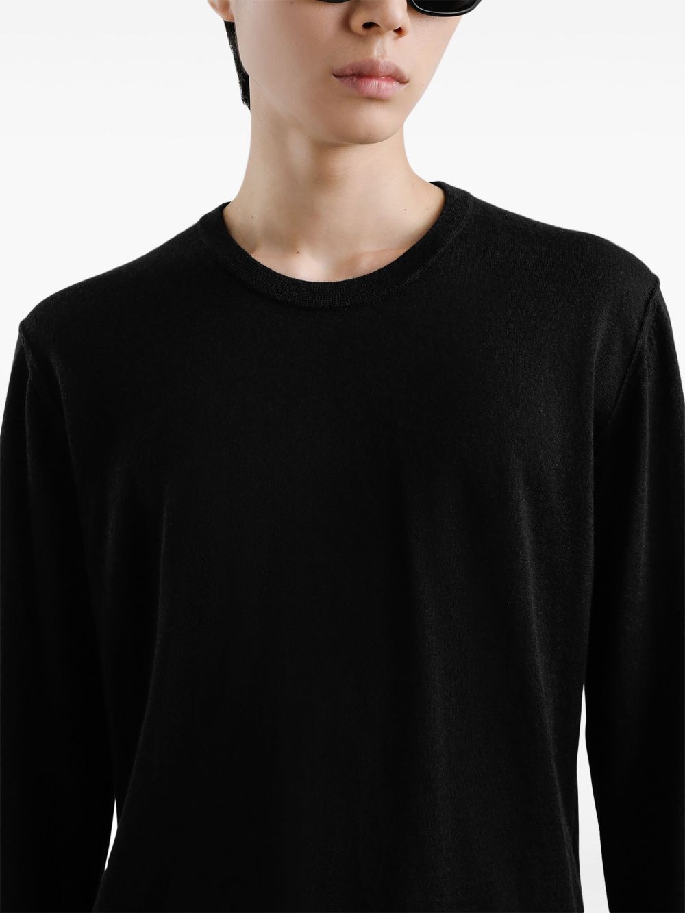 DOLCE & GABBANA Luxury Cashmere Crewneck Sweater - Classic Fit
