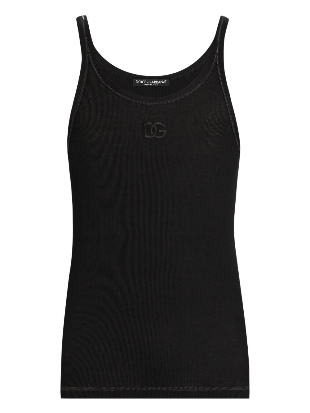 DOLCE & GABBANA Stylish Ribbed Tank Top for Men (FW25)