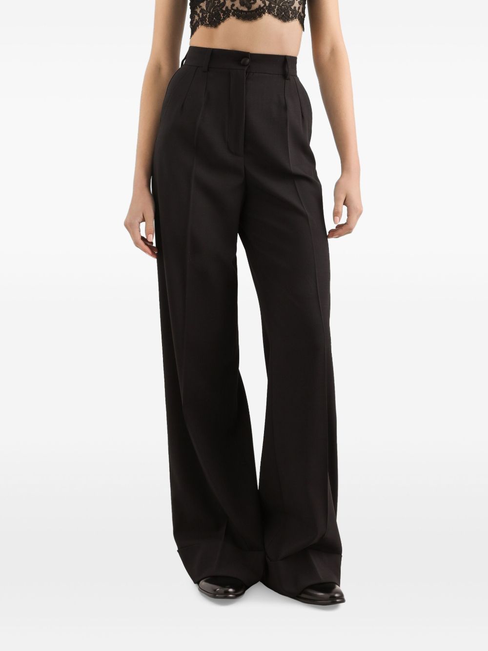 DOLCE & GABBANA Flare Trousers Size 40 IT