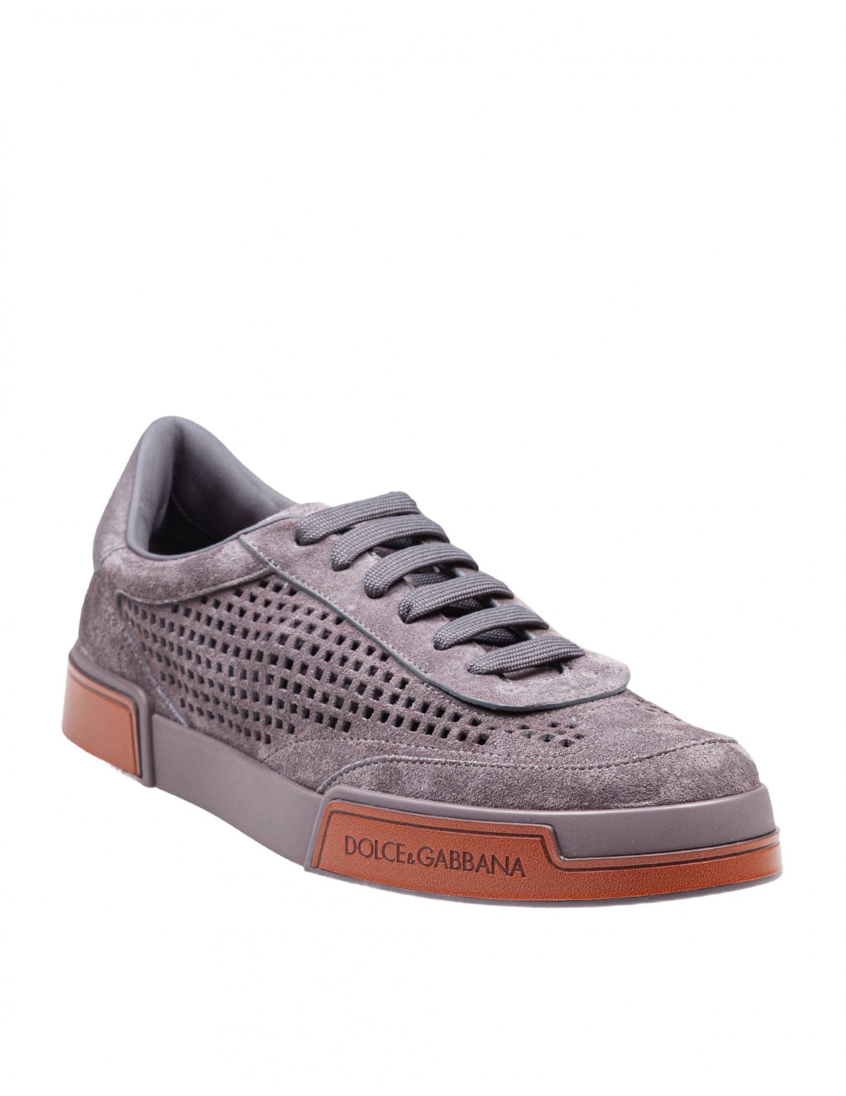 DOLCE & GABBANA Luxury Portofino Yacht Suede Sneakers for Men