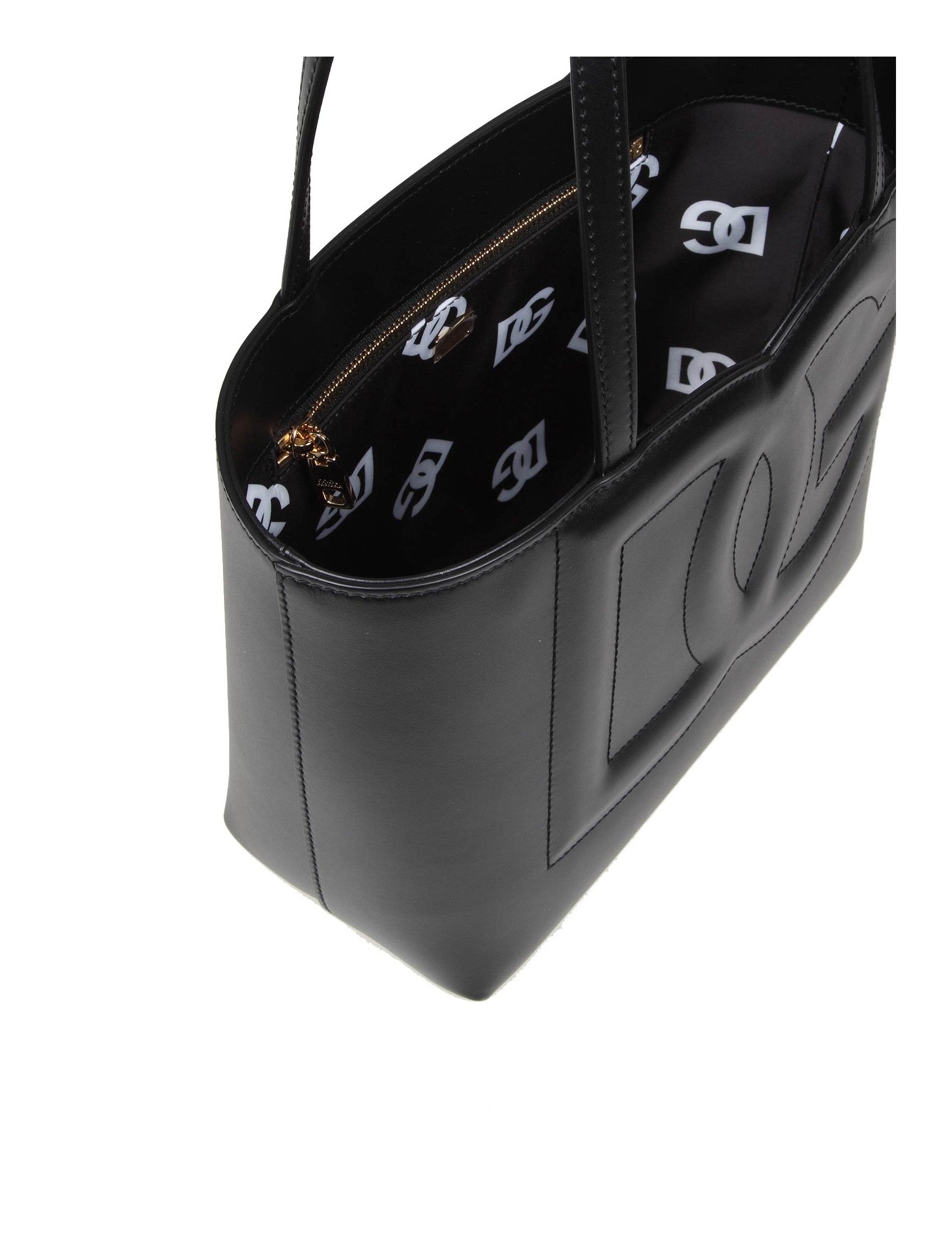 DOLCE & GABBANA Mini Shopping Handbag with DG Logo