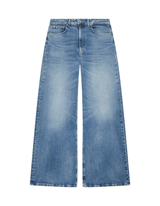 DONDUP Wide-Leg Vintage Wash Jeans for Women