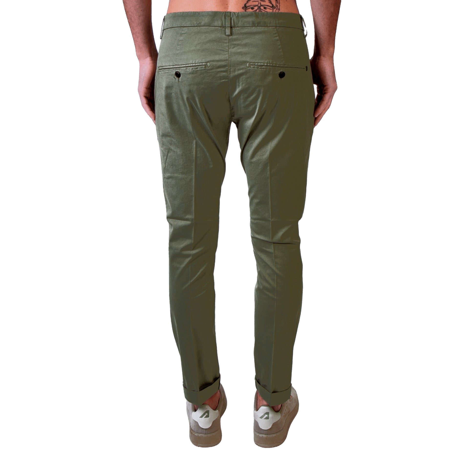 DONDUP Slim-Fit Trousers for Men - Spring Summer 25