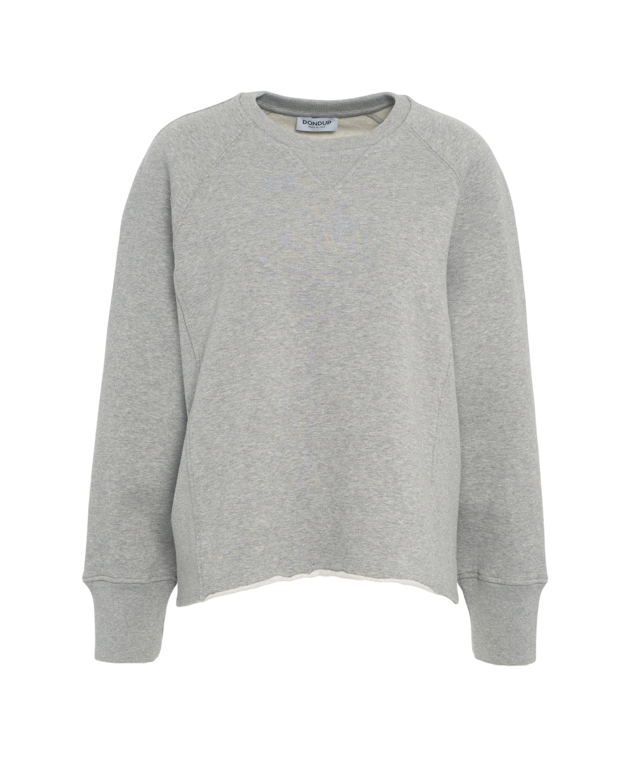 DONDUP Cropped Crew Neck Sweatshirt for Women