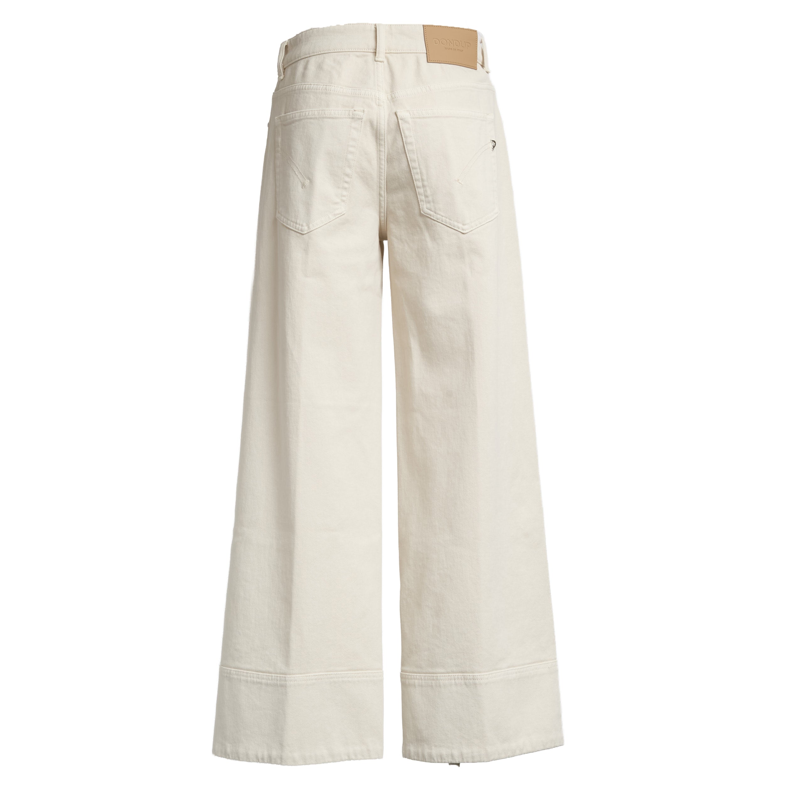 DONDUP Wide-Leg High Hem Jeans